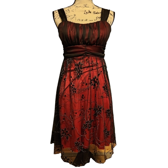 Women's Grunge Y2k Midi Dress - Picture 1 of 6